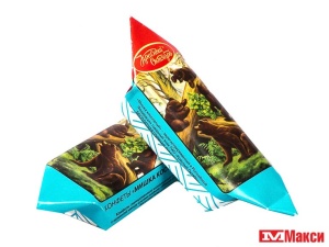 шоколадные вафельные конфеты "мишка косолапый" (красный октябрь)