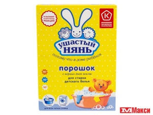 ПОРОШОК СТИРАЛЬНЫЙ "УШАСТЫЙ НЯНЬ" ДЕТСКИЙ 400Г