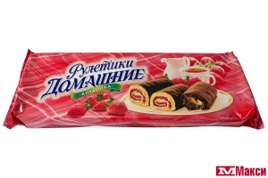 РУЛЕТИКИ "ДОМАШНИЕ" В АССОРТИМЕНТЕ 150Г (РАМЕНСКИЙ КК)(клубника)