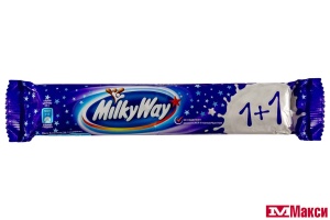 ШОКОЛАДНЫЙ БАТОНЧИК "МИЛКИ ВЭЙ" 52Г 1+1 (МАРС) 