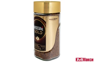 кофе растворимый сублимированный "nescafe" gold 95-100гр ст/б (nestle)