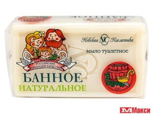 МЫЛО ТУАЛЕТНОЕ "БАННОЕ" 140Г (НЕВСКАЯ КОСМЕТИКА)