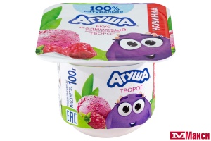 ТВОРОГ "АГУША" ФРУКТОВЫЙ 3,9% 100Г (ВИММ-БИЛЛЬ-ДАНН) (БЗМЖ)(малиновый пломбир)