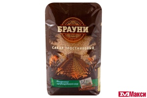 САХАР-ПЕСОК "БРАУНИ" GOLD ТРОСТНИКОВЫЙ 900Г