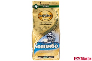 КОФЕ ЖАРЕНЫЙ В ЗЕРНАХ "КОЛОМБО" 250Г ПАКЕТ (МОСКОВСКАЯ КОФЕЙНЯ НА ПАЯХЪ)