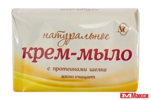 КРЕМ-МЫЛО "НАТУРАЛЬНОЕ" С ПРОТЕИНОМ ШЕЛКА 90Г