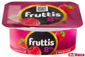 ПРОДУКТ ЙОГУРТНЫЙ "ФРУТТИС" СУПЕР ЭКСТРА 8% 115Г (CAMPINA) (БЗМЖ)(малина; ананас-дыня)
