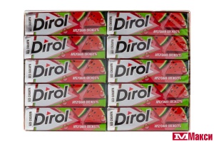 ЖЕВАТЕЛЬНАЯ РЕЗИНКА "DIROL" ПОДУШЕЧКИ 13,6Г (МОН' ДЭЛИС РУСЬ)(арбузная свежесть)