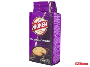 КОФЕ ЖАРЕНЫЙ МОЛОТЫЙ "ЖОКЕЙ" ТРАДИЦИОННЫЙ 250Г (ОРИМИ-ТРЭЙД)
