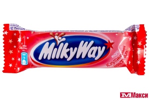 ШОКОЛАДНЫЙ БАТОНЧИК "МИЛКИ ВЭЙ" 26Г (МАРС)(клубничный коктейль)