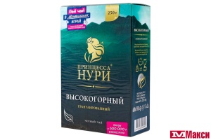 ЧАЙ "ПРИНЦЕССА НУРИ" ВЫСОКОГОРНЫЙ ЧЕРНЫЙ ГРАНУЛИРОВАННЫЙ 250Г (ОРИМИ-ТРЭЙД)