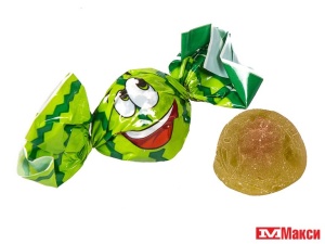 конфеты желейные с начинкой "живинка" вкус арбуз 1кг (конти)