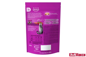 КОРМ ДЛЯ КОШЕК СУХОЙ "ВИСКАС" С НЕЖНЫМ ПАШТЕТОМ В АССОРТИМЕНТЕ 350Г(говядина)