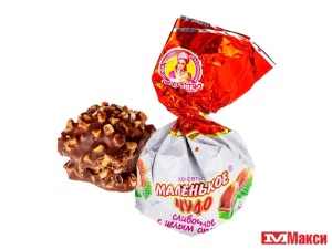 шоколадные конфеты "маленькое чудо" вкус сливочный 1кг (славянка)