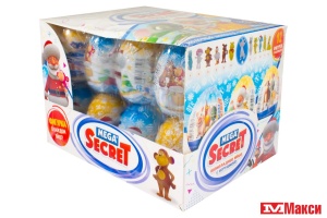 ШОКОЛАДНОЕ ЯЙЦО "MEGA SECRET" 12 СИМВОЛОВ ГОДА С ИГРУШКОЙ 20Г (ЭВРИКА)