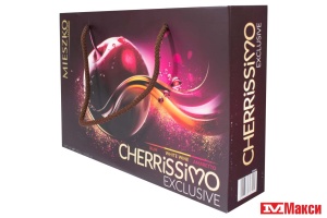 ШОКОЛАДНЫЕ КОНФЕТЫ "CHERRISSIMO" EXCLUSIVE 285Г СУМКА (МИЕШКО)