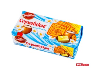 ПЕЧЕНЬЕ "СОРМОВСКОЕ" СЛИВОЧНОЕ 100Г (СОРМОВСКАЯ КФ)
