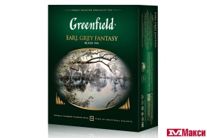ЧАЙ "GREENFIELD" ЭРЛ ГРЕЙ ФЭНТАЗИ ЧЕРНЫЙ 100 ПАКЕТИКОВ (ОРИМИ-ТРЭЙД)