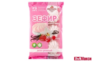 ЗЕФИР "МЕРЕНГА" БЕЛО-РОЗОВЫЙ 270Г (КОСТРОМА)
