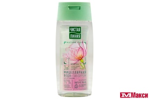 ВОДА МИЦЕЛЛЯРНАЯ "ЧИСТАЯ ЛИНИЯ" ЦВЕТОЧНАЯ 3В1 100МЛ  