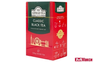 ЧАЙ "AHMAD" CLASSIC BLACK TEA ЧЕРНЫЙ ЛИСТОВОЙ 100Г