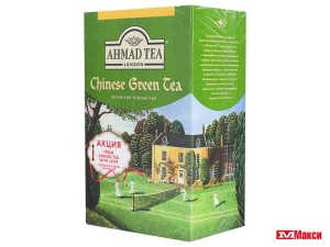 ЧАЙ "AHMAD" CHINESE GREEN TEA ЗЕЛЕН.ЛИСТ.100ГР (1570) !
