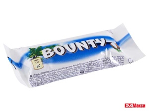 ШОКОЛАДНЫЕ КОНФЕТЫ "BOUNTY" MINIS (МАРС)