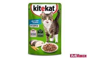 КОРМ ДЛЯ КОШЕК "КИТИКЕТ" 85Г ПАУЧ(рыба в соусе)