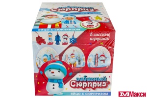 ЯЙЦО ШОКОЛАДНОЕ "ЗАБАВНЫЙ СЮРПРИЗ" С ИГРУШКОЙ 20Г (ЭВРИКА)
