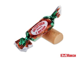 конфеты "батончики" с орехом 1кг (тамбовская кф)