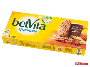 печенье "belvita утреннее" какао 225гр (мон' дэлис русь)