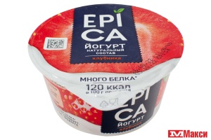 ЙОГУРТ "EPICA" 130Г (ЭРМАНН) (БЗМЖ)(клубника 4,8%)