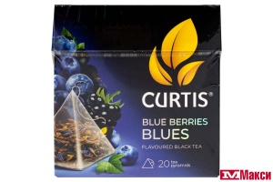 ЧАЙ "CURTIS" BLUE BERRIES BLUES ЧЕРНЫЙ 20 ПАКЕТИКОВ-ПИРАМИДОК (МАЙ)