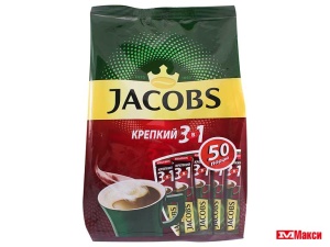 КОФЕЙНЫЙ НАПИТОК 3 В 1 "MONARCH" 50ШТУК (JDE COFFEE)(крепкий)