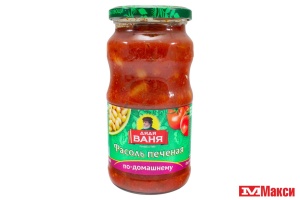 ФАСОЛЬ ПЕЧЕНАЯ "ПО-ДОМАШНЕМУ" 370Г СТ/Б (ДЯДЯ ВАНЯ)
