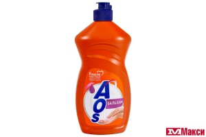 МОЮЩЕЕ СРЕДСТВО ДЛЯ ПОСУДЫ "AOS" 450МЛ В АССОРТИМЕНТЕ(бальзам)