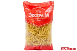 МАКАРОННЫЕ ИЗДЕЛИЯ "ЭКСТРА М" СПИРАЛЬКИ №73 400ГР