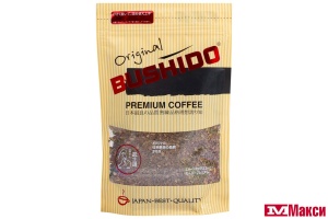КОФЕ РАСТВОРИМЫЙ СУБЛИМИРОВАННЫЙ "BUSHIDO" ORIGINAL 75Г ПАКЕТ (ХОРС)