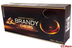 ШОКОЛАДНЫЕ КОНФЕТЫ "БРЕНДИ" 180Г (МИЕШКО)