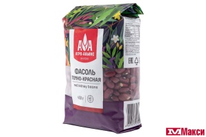 КРУПА ФАСОЛЬ (АГРОАЛЬЯНС) "ЭКСТРА-2" ТЕМНО-КРАСНАЯ 450Г ПАКЕТ
