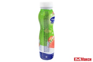 ЙОГУРТНЫЙ НАПИТОК "АЛЬПЕНЛЭНД" 1,2% 290Г (ЭРМАНН) (БЗМЖ)(с клубникой)