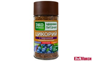 ЦИКОРИЙ РАСТВОРИМЫЙ (ЭКОЛОГИКА) С ЧЕРНИКОЙ СУБЛИМ. 85Г СТ/Б
