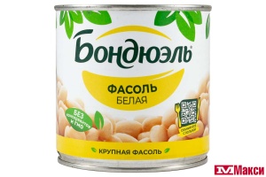 ФАСОЛЬ БЕЛАЯ "BONDUELLE" CLASSIQUE 400Г Ж/Б