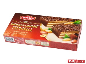 ТОРТ "ШОКОЛАДНЫЙ ПРИНЦ" КЛАССИЧЕСКИЙ 260ГР (ПЕКАРЬ)