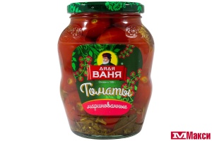 ТОМАТЫ МАРИНОВАННЫЕ "ДЯДЯ ВАНЯ" 680Г СТ/Б