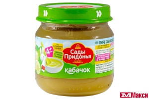 ПЮРЕ "САДЫ ПРИДОНЬЯ" ОВОЩНОЕ 80Г В АССОРТИМЕНТЕ(кабачок)