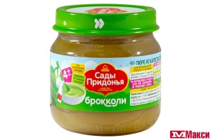 ПЮРЕ "САДЫ ПРИДОНЬЯ" ОВОЩНОЕ ИЗ КАПУСТЫ 80Г СТ/Б В АССОРТИМЕНТЕ(брокколи)