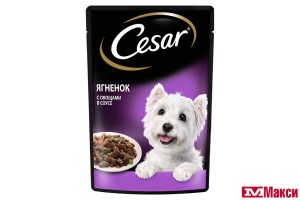 КОРМ ДЛЯ СОБАК "CESAR" 85Г ПАУЧ(ягненок с овощами)