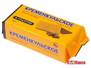 ПЕЧЕНЬЕ ЗАТЯЖНОЕ "КРЕМЕНКУЛЬСКОЕ" В ГЛАЗУРИ 230Г