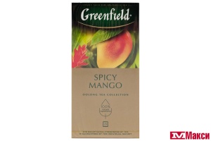 ЧАЙ (ОРИМИ-ТРЭЙД) "GREENFIELD" СПАЙСИ МАНГО ЗЕЛЕН. 25ПАК.
